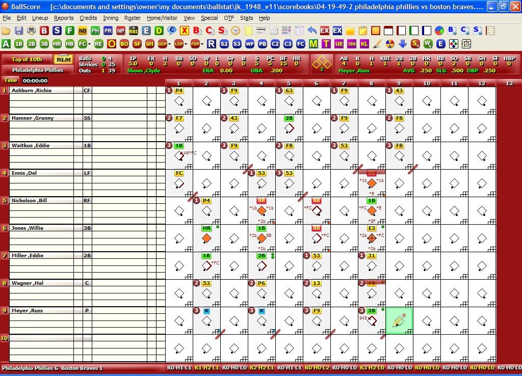 Click to view BallStat/BallScore 11.06.11 screenshot