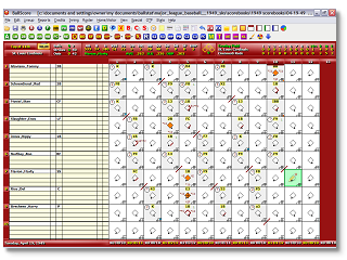 Baseball stats scorekeeping software